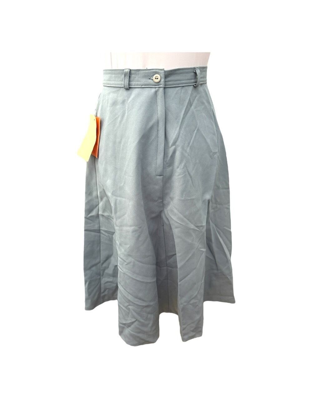 NWT Vintage British Canvas Styled In California Gray Skirt Size 9/10 - Picture 3 of 6